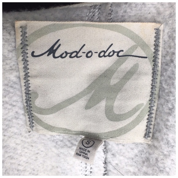 MOD-O-DOC GRAY SWEATER JACKET - Picture 3 of 5